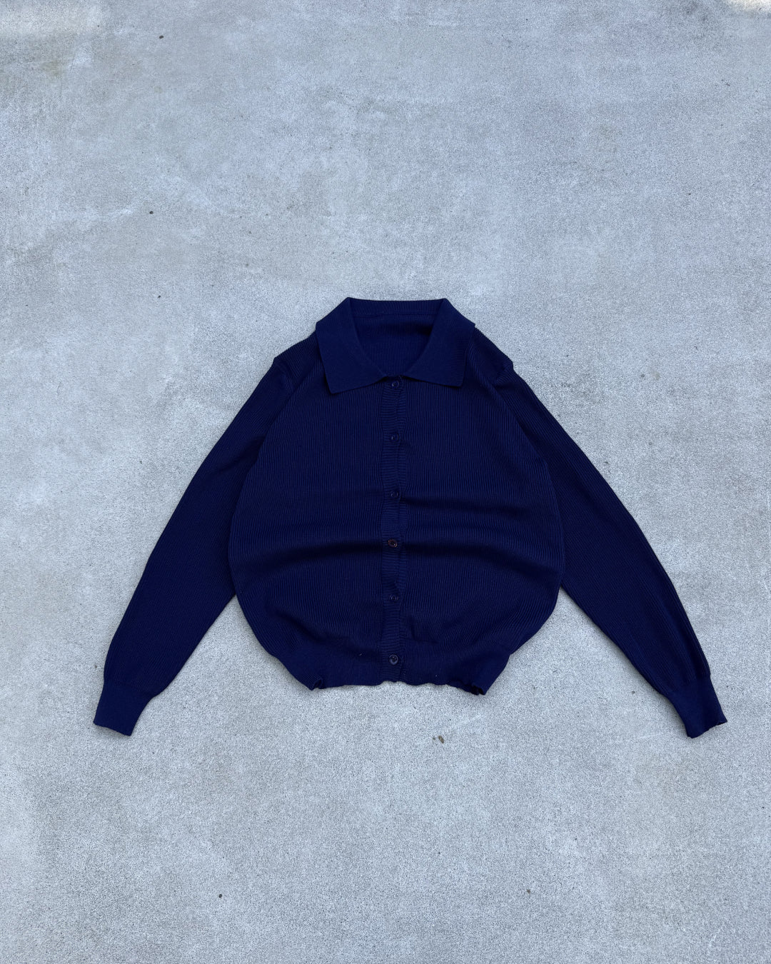 ミニマルリブニットカーディガン KN0103