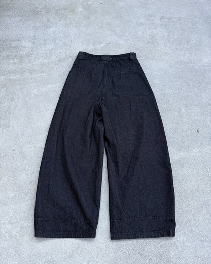 バレルシルエットワイドデニムパンツ KN0109