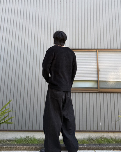 ベーシックサーマルクルーネックニット KN0112