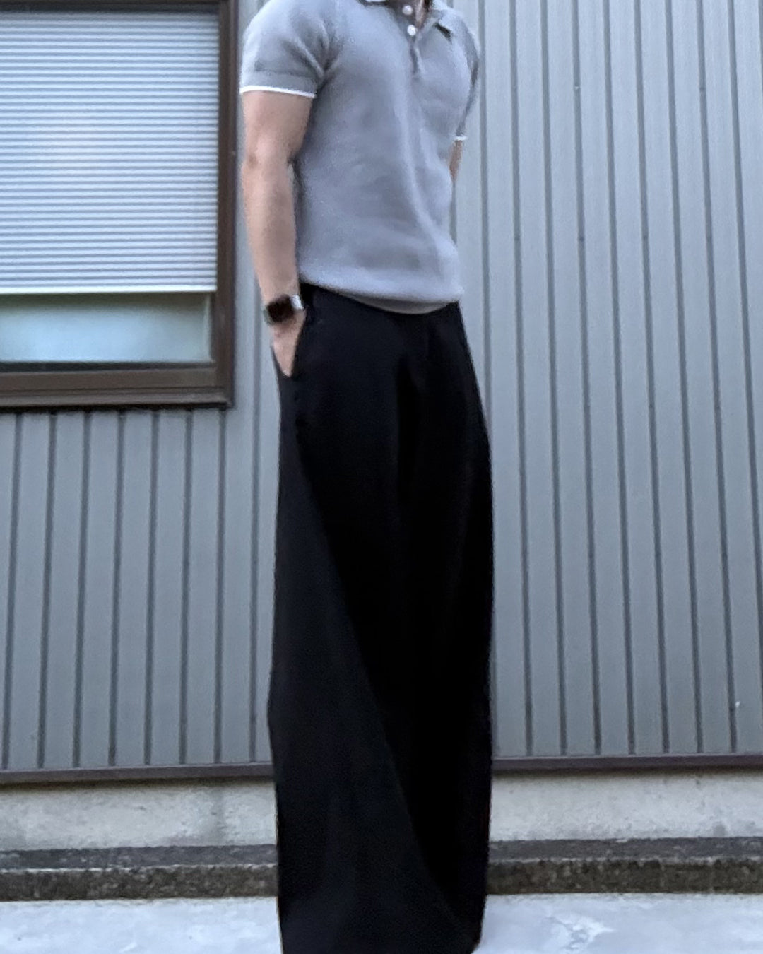 リラックスニットポロ KN0117