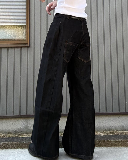 レトロステッチデザインパンツ KN0139