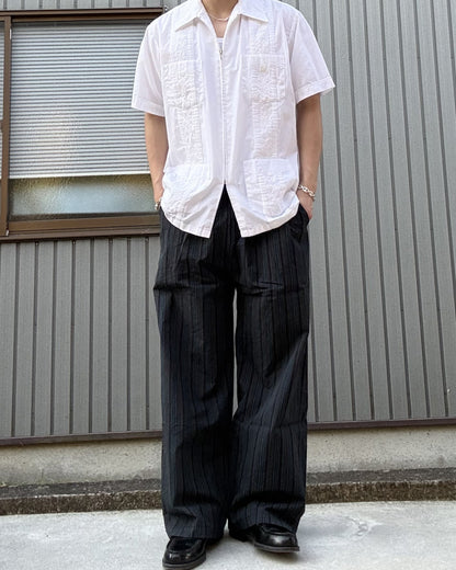 ストライプワイドレッグパンツ KN0151