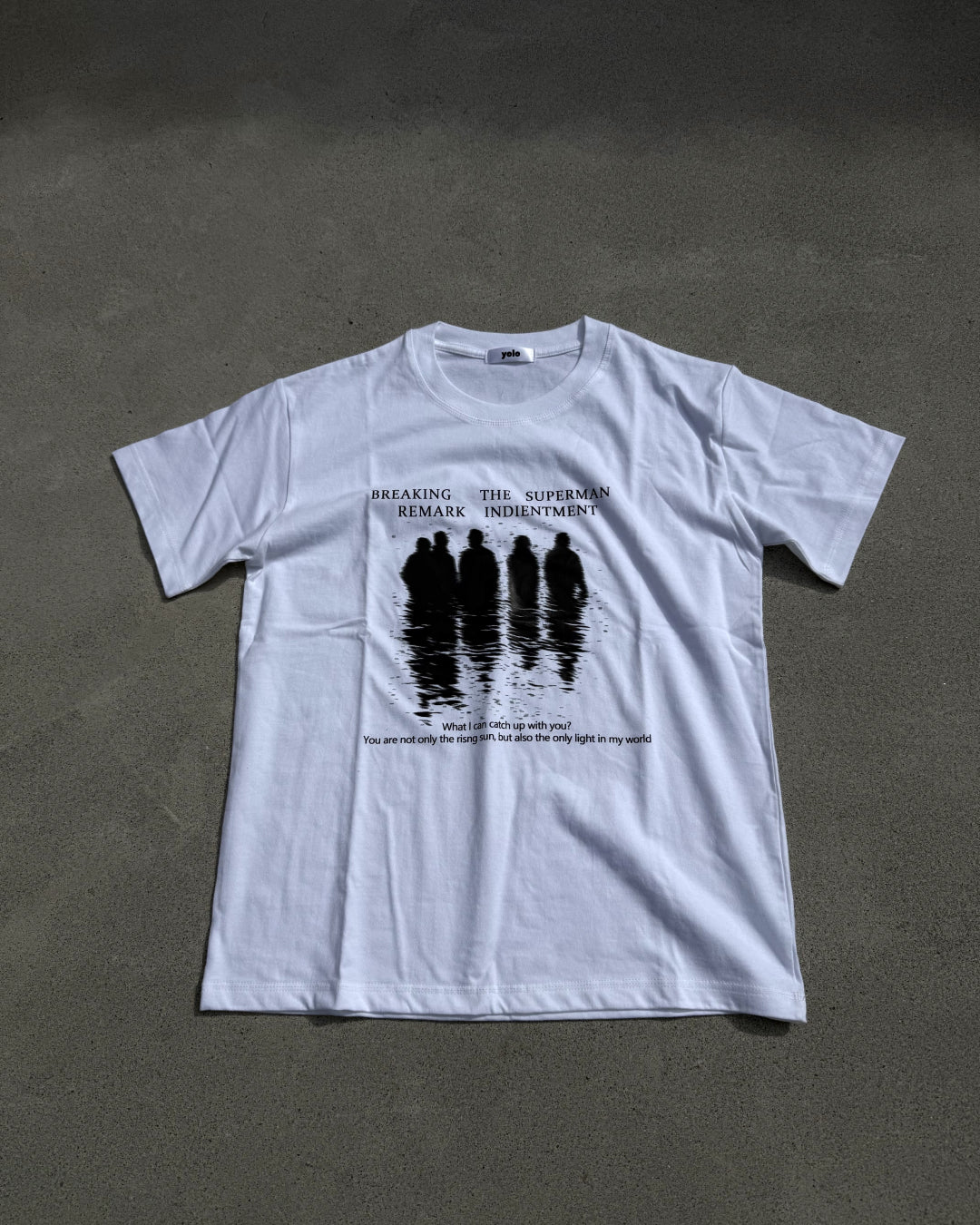 モノクロアートグラフィック半袖T KN0197