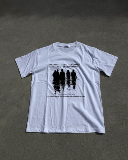 モノクロアートグラフィック半袖T KN0197