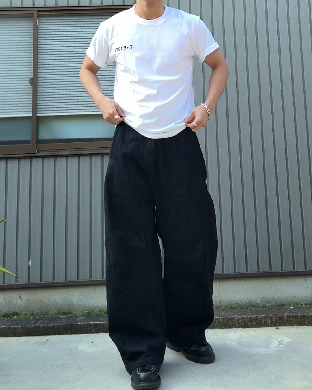 エッセイプリントTシャツ KN0201