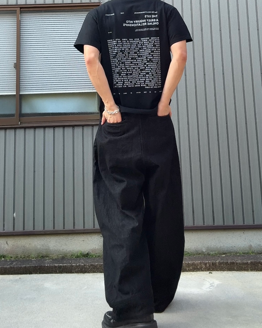 エッセイプリントTシャツ KN0201