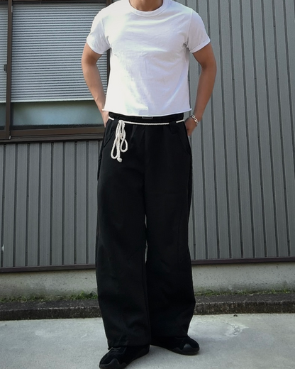 ロープベルトスウェットパンツ KN0210
