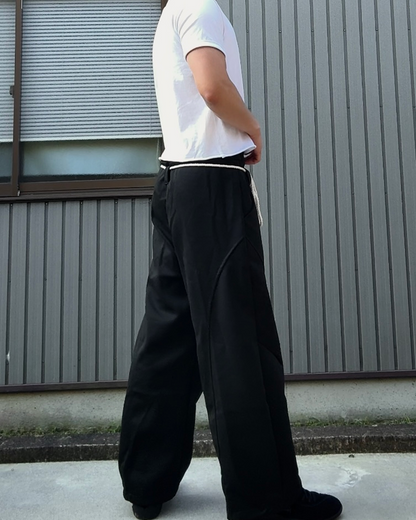 ロープベルトスウェットパンツ KN0210