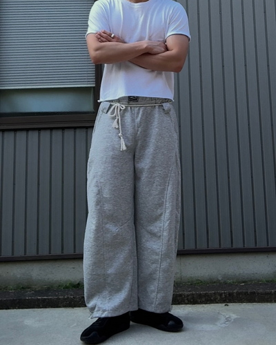 ロープベルトスウェットパンツ KN0210