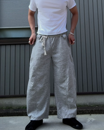 ロープベルトスウェットパンツ KN0210
