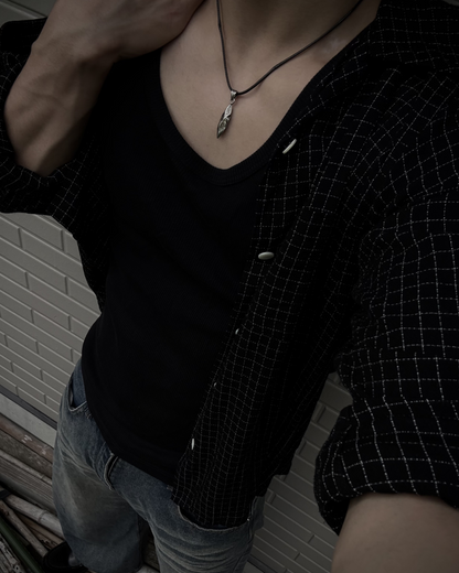ストーンペンダントネックレス KN0219