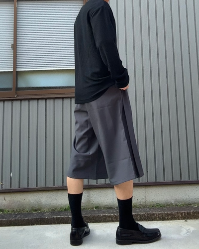 ワイドタックショーツスラックス KN0223