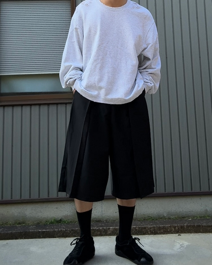 ワイドタックショーツスラックス KN0223