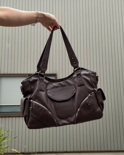 レトロスタースタッズショルダーバッグ KN0235