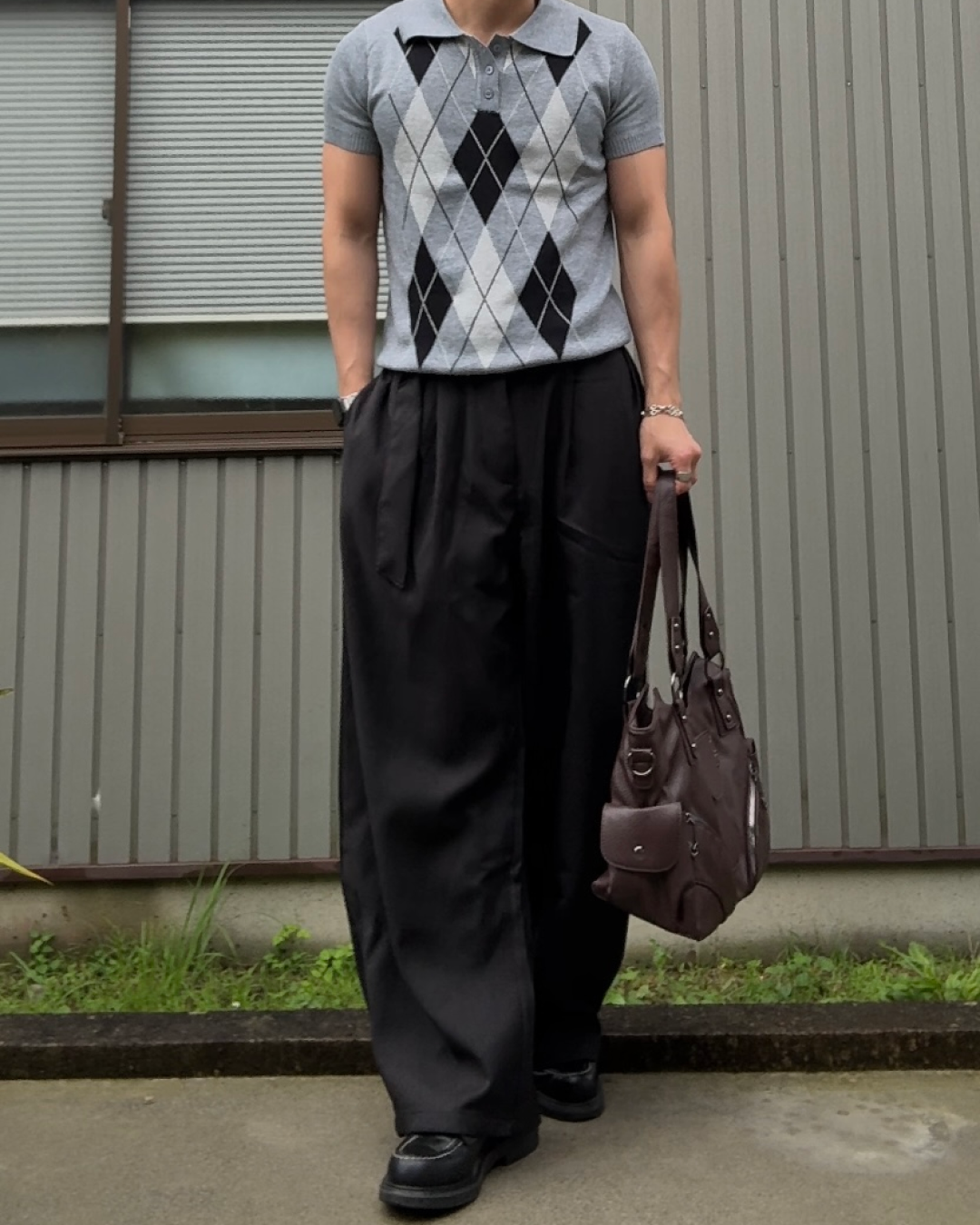 レトロスタースタッズショルダーバッグ KN0235