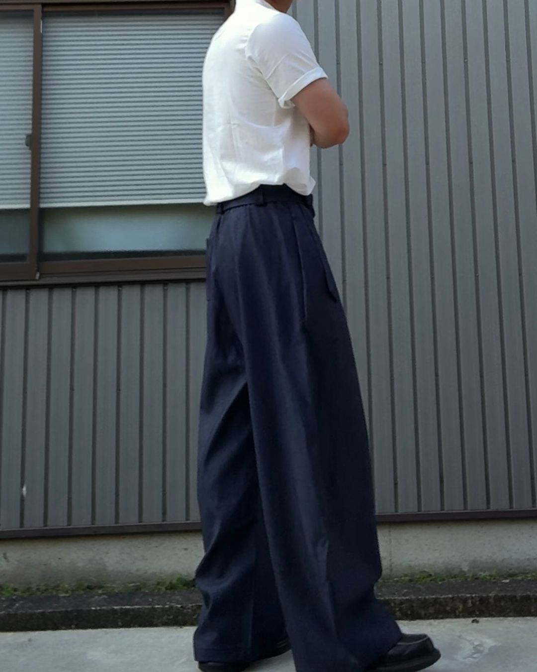 レトロルーズカジュアルパンツ KN0257