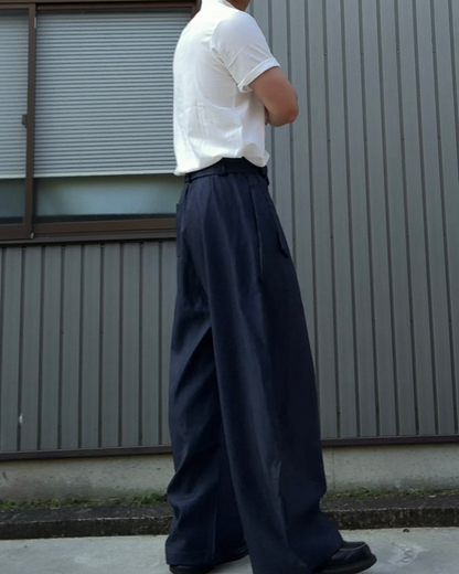 レトロルーズカジュアルパンツ KN0257