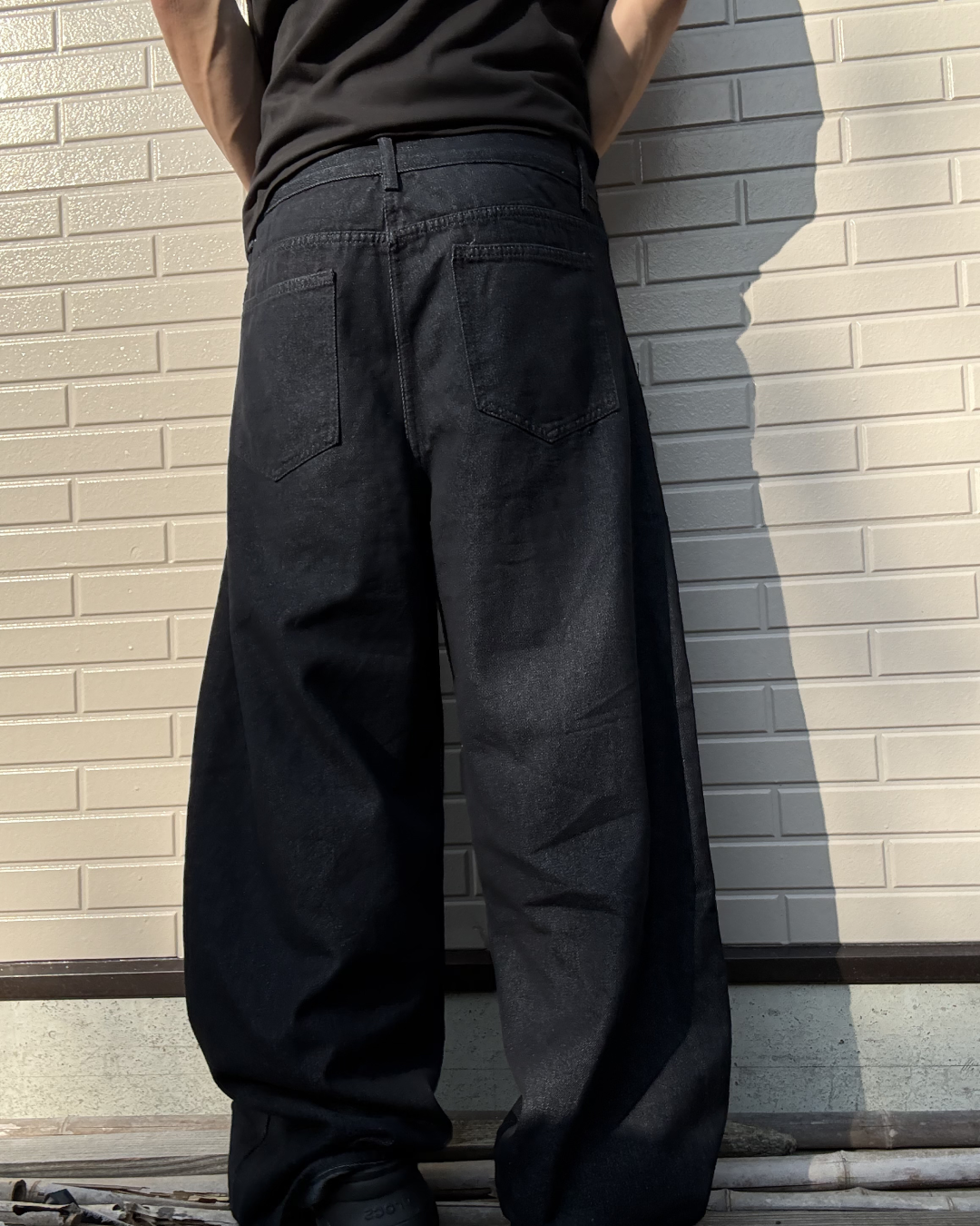 アイレットチェーンワイドバギーパンツ KN0272