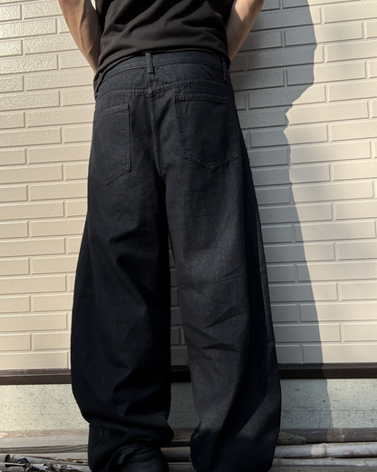 アイレットチェーンワイドバギーパンツ KN0272