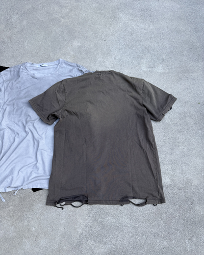 カラーウォッシュ加工ダメージTシャツ KN0286
