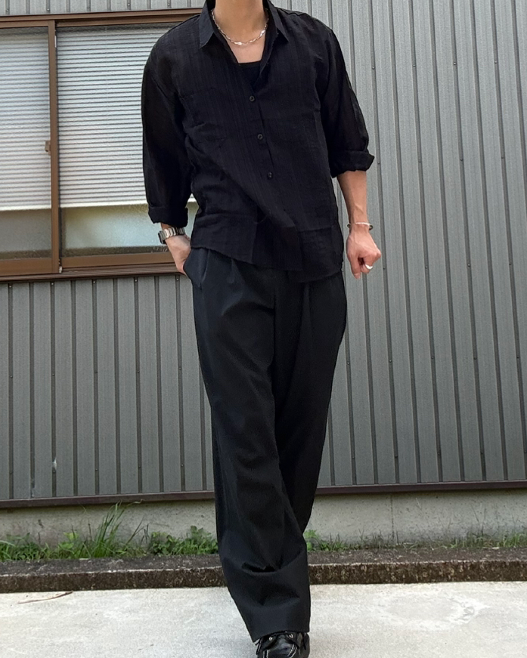 シンプルサマーシャツ KN0289