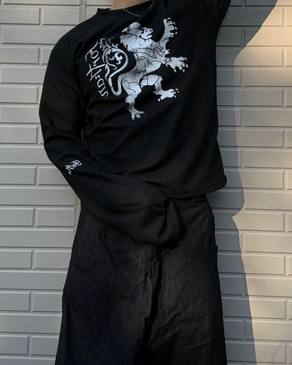 グラフィックワッフルロングスリーブT KN0294