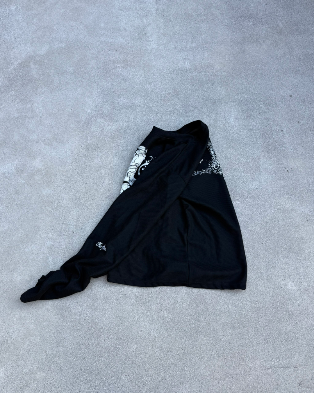 グラフィックワッフルロングスリーブT KN0294