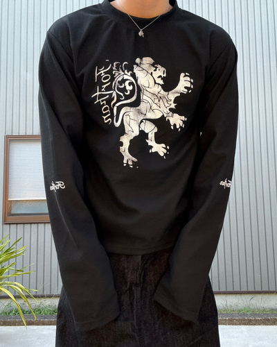 グラフィックワッフルロングスリーブT KN0294