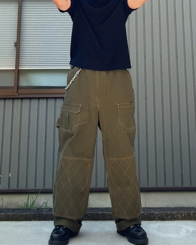 ダイヤステッチカーゴパンツ KN0304