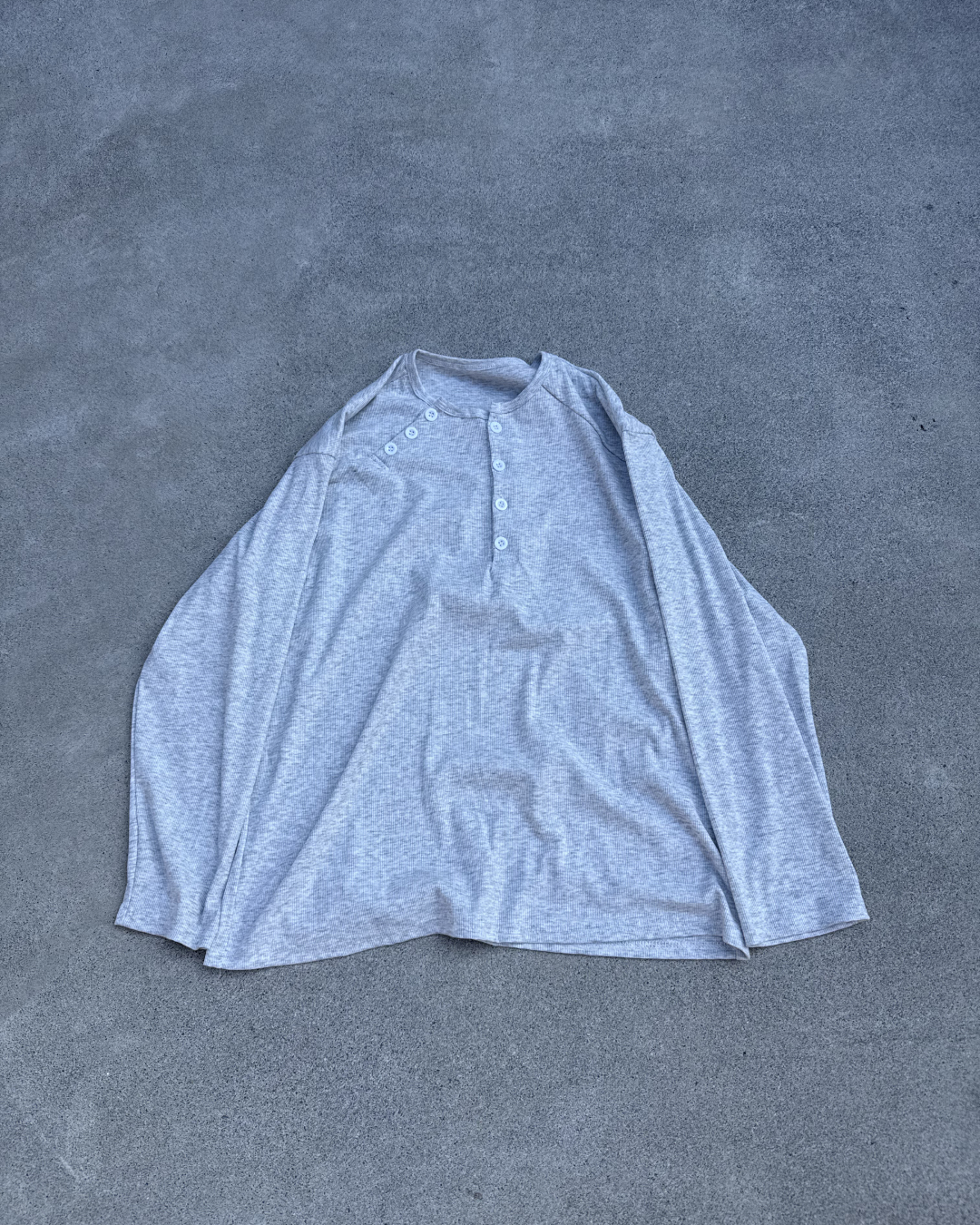 ルーズオープンボタンロングスリーブ KN0312