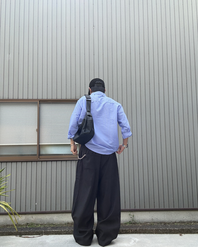 ピンストライプカジュアルシャツ KN0329