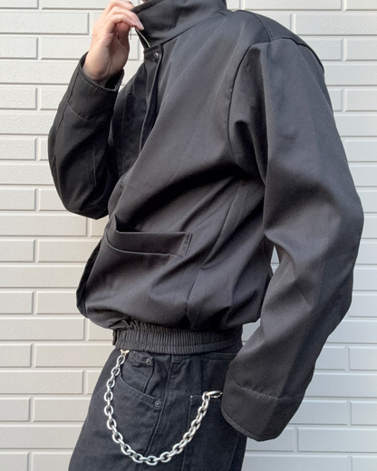 【一部即納】ジップアップショートジャケット KN0335