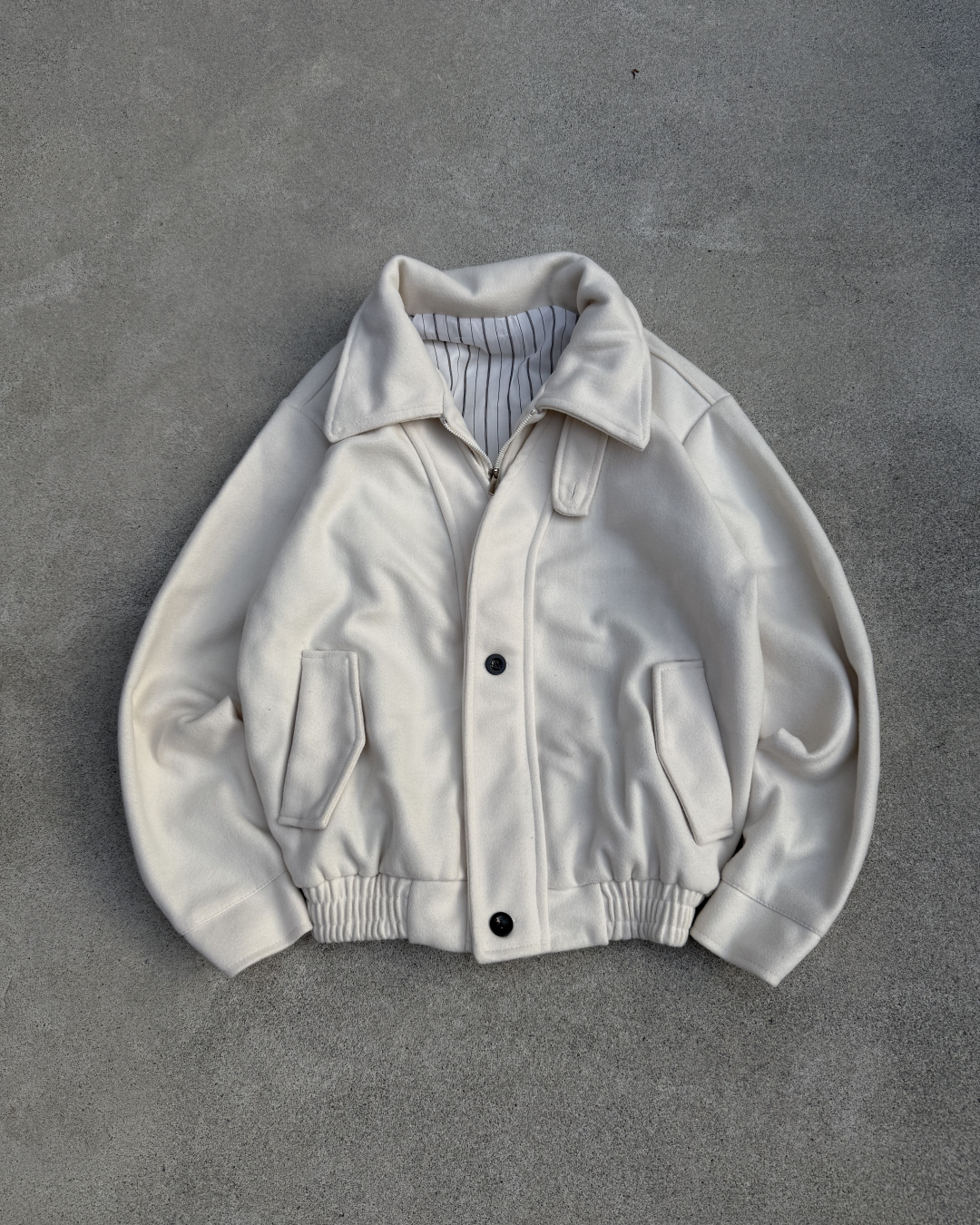 ウールライクボンバージャケット KN0339