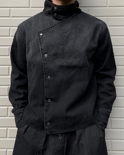 アシンメトリーデニムジャケット KN0355