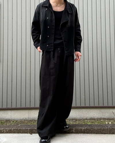 アシンメトリーデニムジャケット KN0355