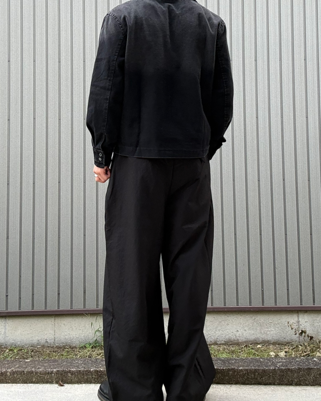 アシンメトリーデニムジャケット KN0355