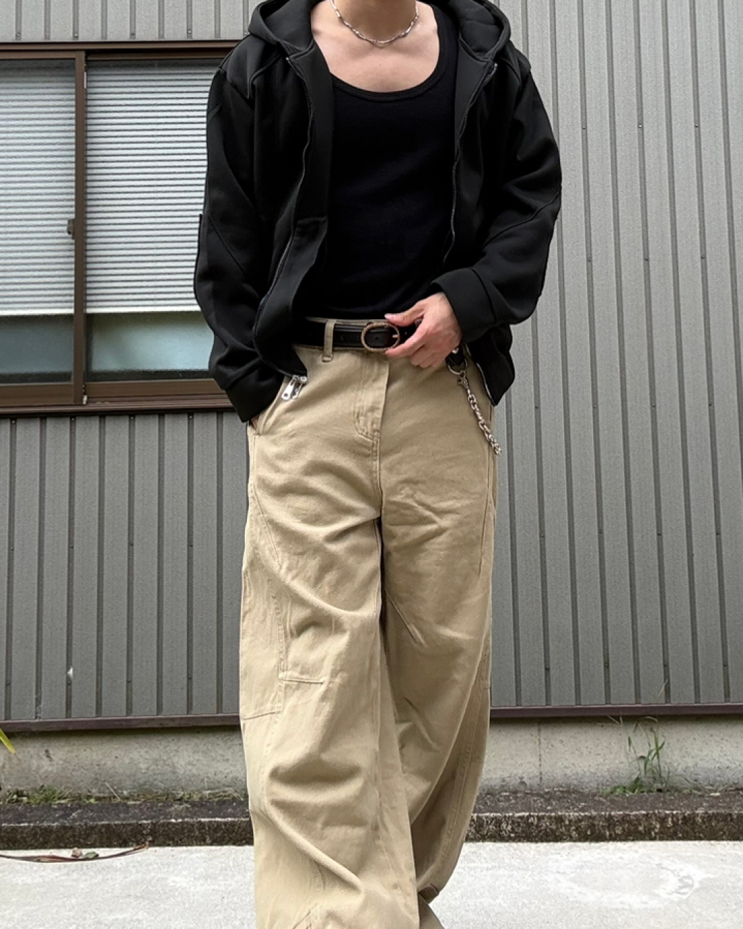 ツイストバックルレザーライクベルト KN0361