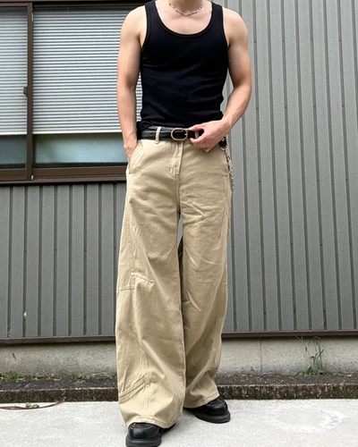 ツイストバックルレザーライクベルト KN0361