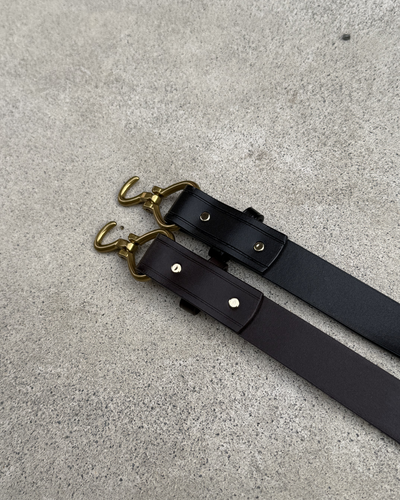 ホースビットバックルレザーライクベルト KN0363