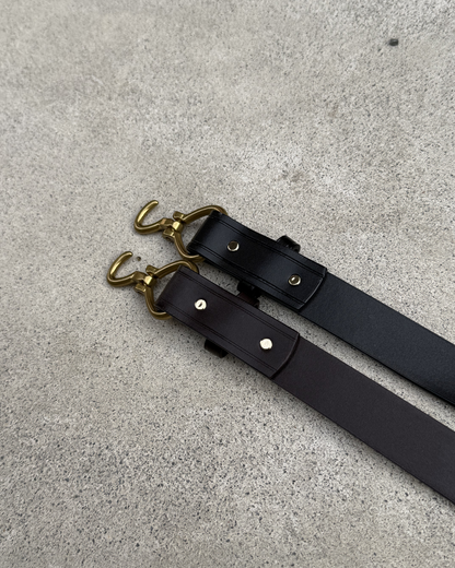 ホースビットバックルレザーライクベルト KN0363