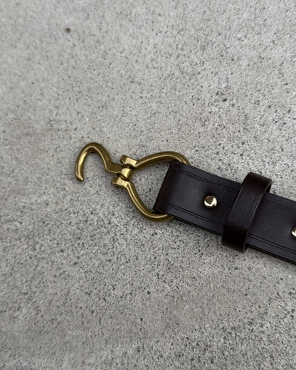 ホースビットバックルレザーライクベルト KN0363