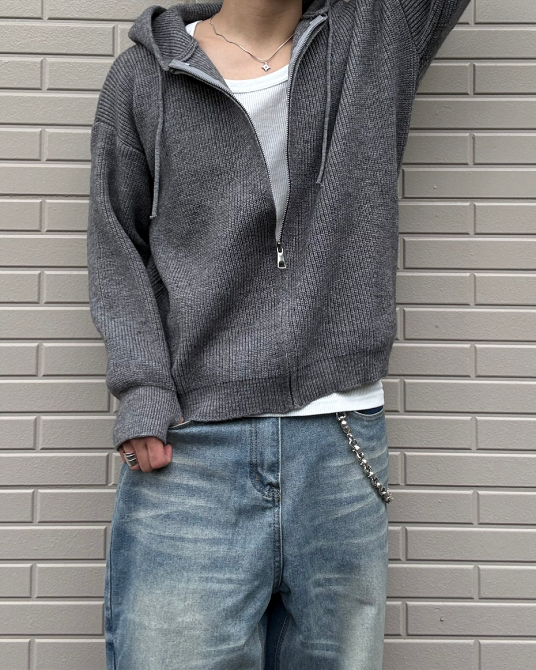 スタースネークチェーンネックレス KN0372