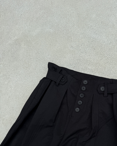 ボタンフライワイドレッグパンツ KN0382