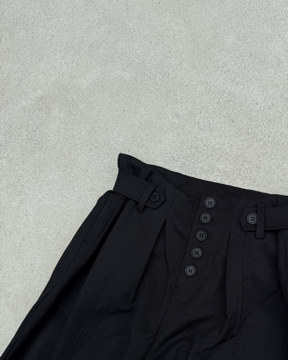 ボタンフライワイドレッグパンツ KN0382