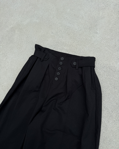 ボタンフライワイドレッグパンツ KN0382