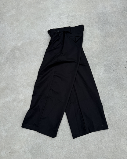 ボタンフライワイドレッグパンツ KN0382