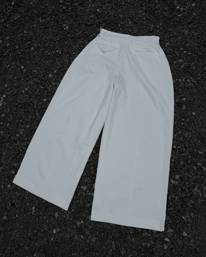 ボタンフライワイドレッグパンツ KN0382
