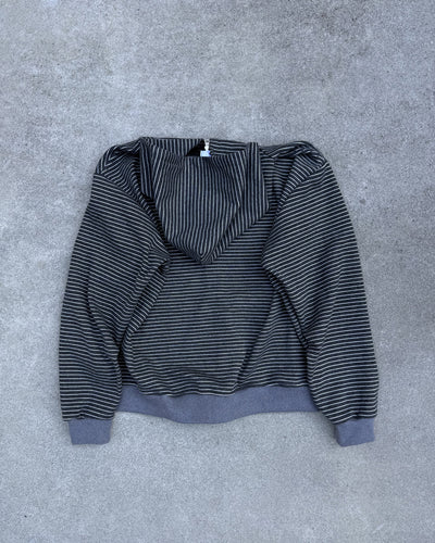 ルーズフィットボーダージップフーディー KN0393