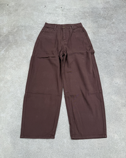 3カラーレトロワイドレッグパンツ KN0422