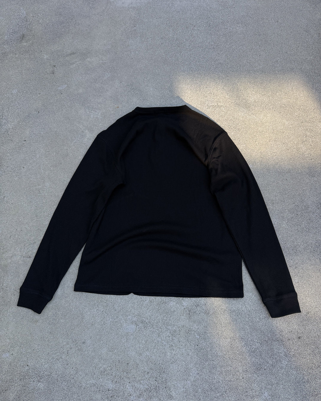 ヘンリーネックボタンニット KN0427